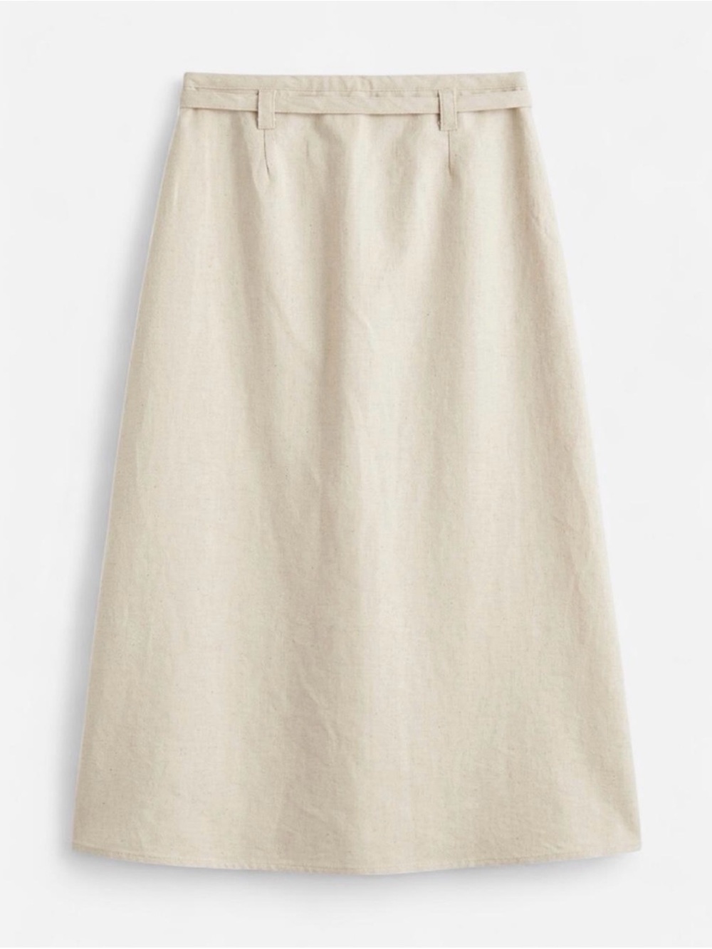 Lisa Says Gah Natural Wrap Midi Skirt - Picture 4 of 6